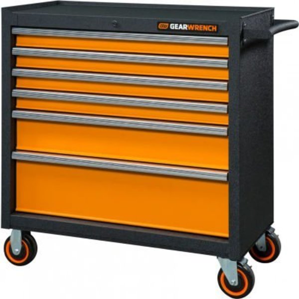 Apex Tool Group Gearwrench® GSX Series 6 Drawer Roller Tool Cabinet, 36-1/4"W x 18-1/4"D x 37-2/5"H 83243